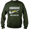 Image of Chargers Just Hate Us T-shirt, Chargers Just Hate Us Hoodies
