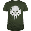 Image of Skull With Headphones Halloween