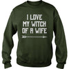 Image of WITCH OF A WIFE - FUNNY COUPLES HALLOWEEN SHIRTS