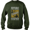 Image of Future Zombie Hunter Funny Halloween Distressed T-Shirt