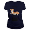 Image of halloween corgi mummy T shirt