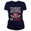 Image of NFL 49ERS 170 SHE ASKED ME