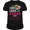 Image of This Girl Loves Her Chiefs And Rams TShirt
