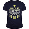 Image of Military Proud US Army Brother Veteran U Men’s Baseball T-Shirt
