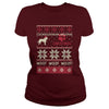 Image of DACHSHUND CHRISTMAS WOOF WOOF WOOF SWEATER
