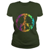 Image of Colored nature animal peace sign