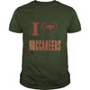 Image of I Love Buccaneers Team TShirt