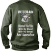 Image of US Veteran shirts, American Veteran Tee