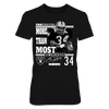 Image of OFFICIAL NFL RAIDERS #34 BO JACKSON - Grey-scale- More Than Most Shirts and more