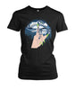 Image of Seattle Seahawks Lips Shut The Fuck Up Tshirt