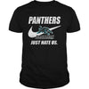 Image of Panthers Just Hate Us T-shirt, Panthers Just Hate Us Hoodies
