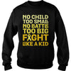 Image of FIGHT LIKE A KID CHILDHOOD CANCER AWARENESS RIBBON TSHIRT