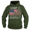 Image of Trump 45 Find Your Safe Space Snowflake Shirt