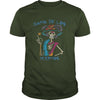 Image of Skeleton Flowers Skulls Shirt
