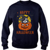 Image of happy halloween dogs shih tzu