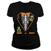 Image of Skeleton Tuxedo Spooky Funny Halloween T-Shirt