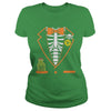 Image of Skeleton Tuxedo Spooky Funny Halloween T-Shirt