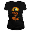 Image of TRICK OR WINE T SHIRT HALLOWEEN COSTUME GIFT
