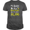 Image of My Reindeer Ran Away So Now I Blog Tshirt