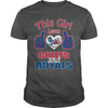 Image of Girl Loves Chiefs Royals TShirt