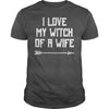 Image of WITCH OF A WIFE - FUNNY COUPLES HALLOWEEN SHIRTS