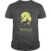 Image of poodle hallowen love poodle shirts