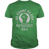 Image of No Trump No Fascist USA protest shirt