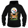 Image of Steelers Mickey Haloween Tshirt, Steelers Mickey Haloween Hoodies