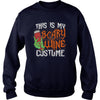 Image of THIS IS MY SCARY WINE COSTUME T SHIRT HALLOWEEN SHIRT