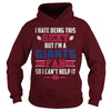 Image of I Hate Being This Sexy But Iam Giants Fan TShirt