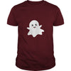 Image of cute happy ghost smiling happily