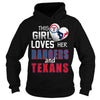 Image of This Girl Loves Her Rangers And Texans TShirt