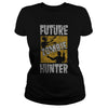 Image of Future Zombie Hunter Funny Halloween Distressed T-Shirt