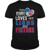 Image of This Girl Loves Her Lions And Pistons TShirt