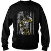 Image of NFL-STEELERS 023 PUNISHER FLAG