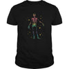 Image of Vintage Rainbow Skeleton Halloween Anatomy Pride Cute Shirt