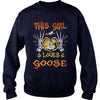 Image of This Girl Loves Goose Halloween