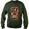 Image of Bengals Mickey Haloween Tshirt, Bengals Mickey Haloween Hoodies