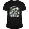 Image of Hunting - Weekend forecast, a chance of drinking T-Shirt