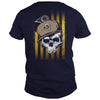 Image of flag skull rams