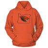 Image of LOGO IN STATE OUTLINE - OREGON STATE BEAVERS