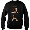Image of Inhale Exhale Funny Dog Graphic Tee