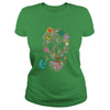 Image of HAPPY HALLOWEEN day or eve SKULL SHIRT Horror Party Outfit T