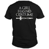 Image of A Girl Has No Costume No Name Funny Halloween