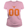 Image of Orange Texas Longhorn Bull #00 T-shirt