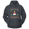 Image of Santa Striped Ugly Christmas Sweater Printed T-Shirt