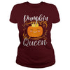 Image of Pumpkin Queen Cute Pumpkin Spice Season Halloween T-shirt