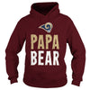 Image of Iam A Rams Papa Bear TShirt