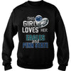 Image of Girl Loves Eagles And Penn State TShirt