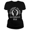 Image of No Trump No Fascist USA protest shirt
